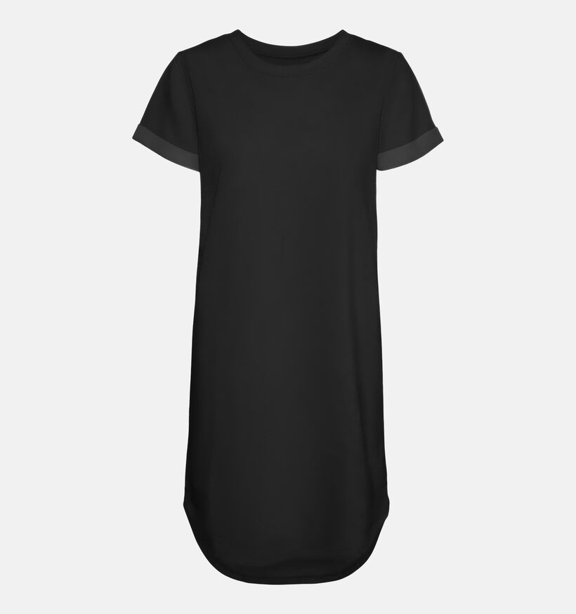 Vero Moda Sashamilla Zwarte T-shirt jurk voor dames (352186)
