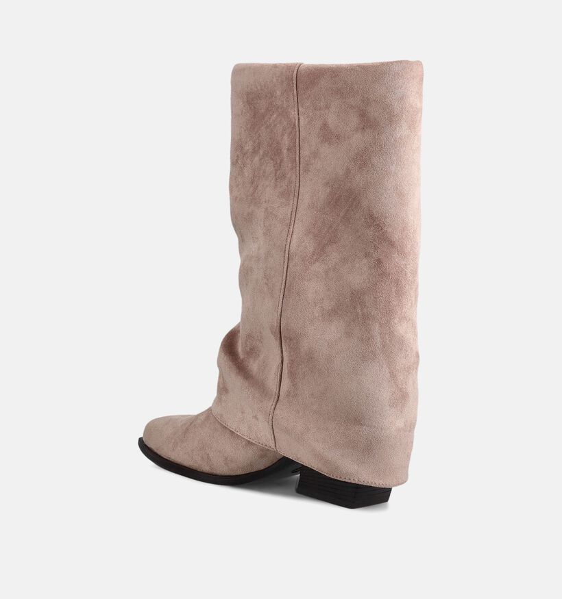 Posh by Poelman Bottes en Taupe pour femmes (372351)