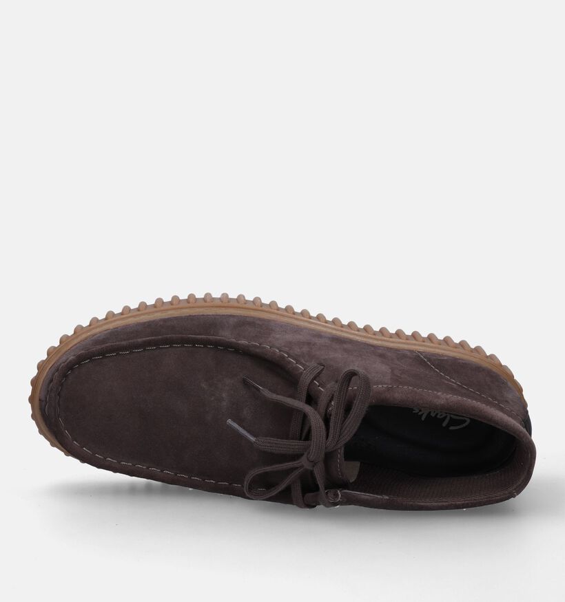 Clarks Torhill Bruine Hoge schoenen voor heren (330668) - geschikt voor steunzolen