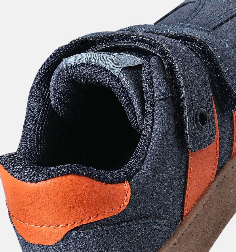 Milo & Mila Blauwe Velcroschoenen voor jongens (354427) - geschikt voor steunzolen