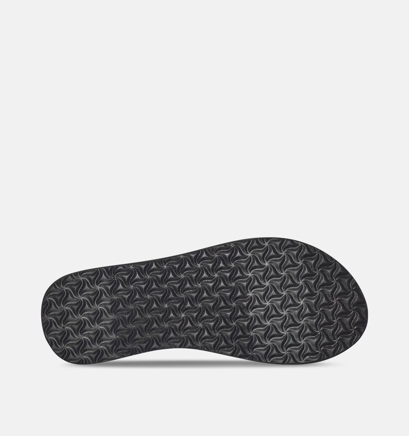 Teva Olowahu Nu-pieds plates en Noir pour femmes (354720)