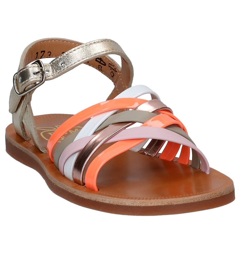 Pom d'Api Plagette Lux Cognac Sandalen voor meisjes (322868)