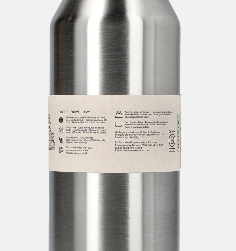 Chilly's Series 3 Zilveren Drinkbus 500ml voor dames (381624)