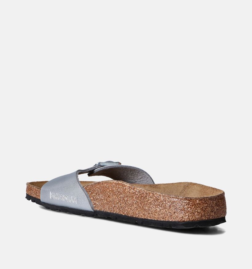 Birkenstock Madrid Nu-pieds en Argent pour femmes (350901)