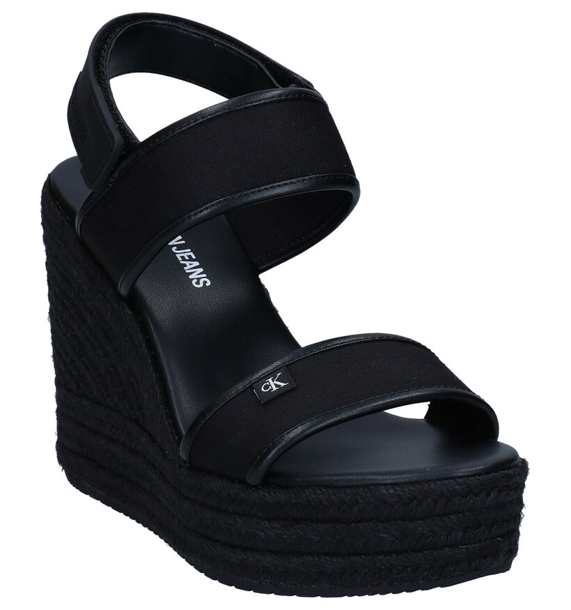 Calvin Klein Zwarte Sandalen in kunstleer (285301)