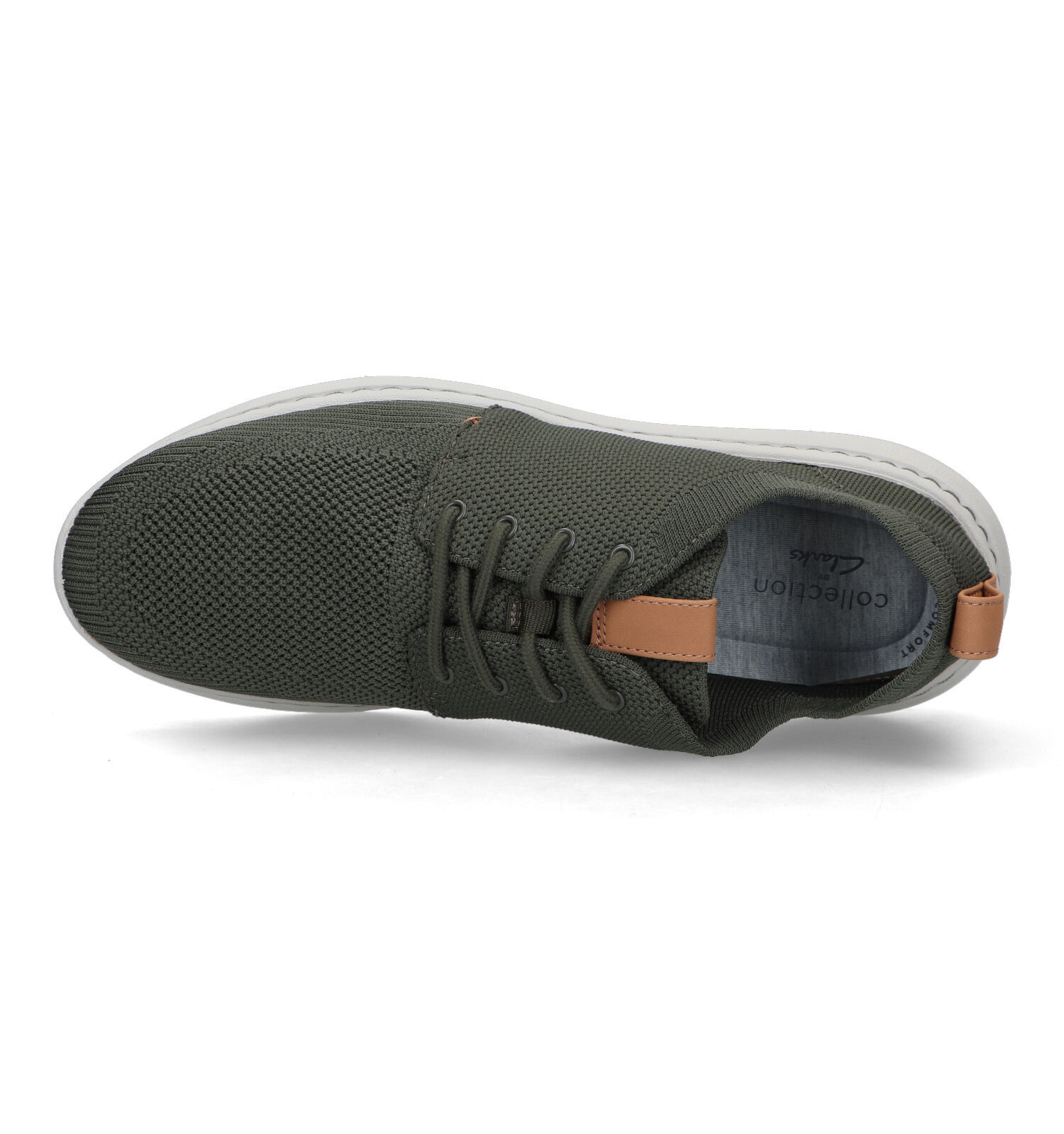 Clarks Step Urbain Mix Chaussures a lacets en vert kaki Hommes Chaussures plates en ligne sur TORFS.BE