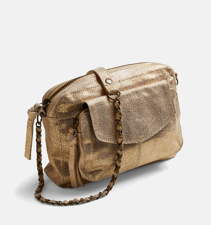 Pieces Naina Gouden Crossbody tas voor dames (352475)