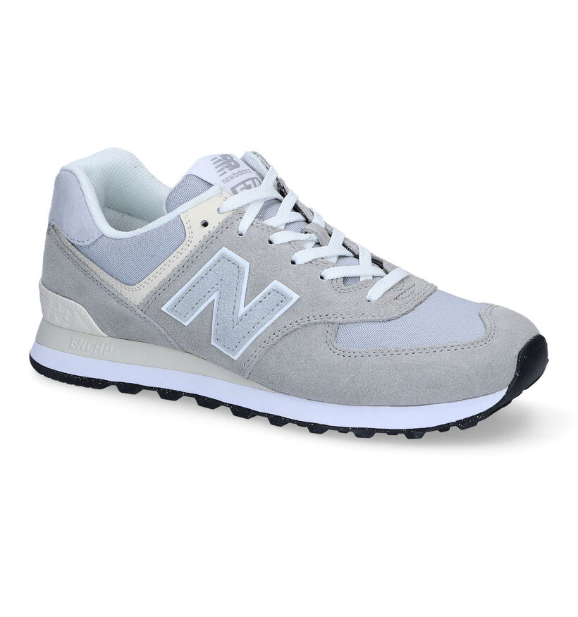 New Balance ML574 Baskets en Bleu en daim (301744)