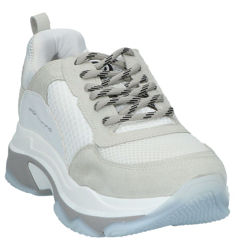 Fornarina Super Witte Sneakers in leer (223742)