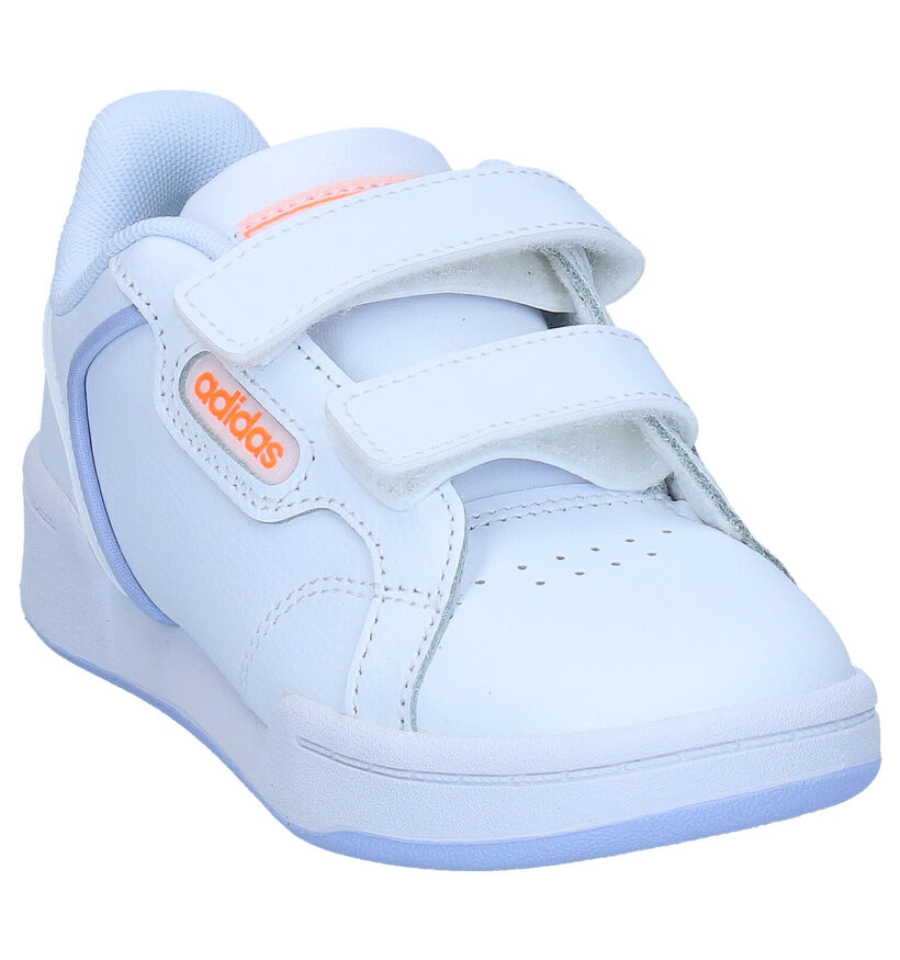adidas Roguera C Witte Velcrosneakers voor meisjes (293307) - geschikt voor steunzolen