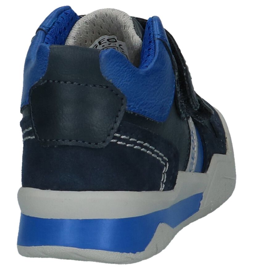 Geox Chaussures hautes en Bleu foncé en cuir (223171)