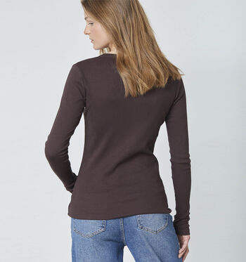 Sisters Point T-shirts Marron/Bordeaux