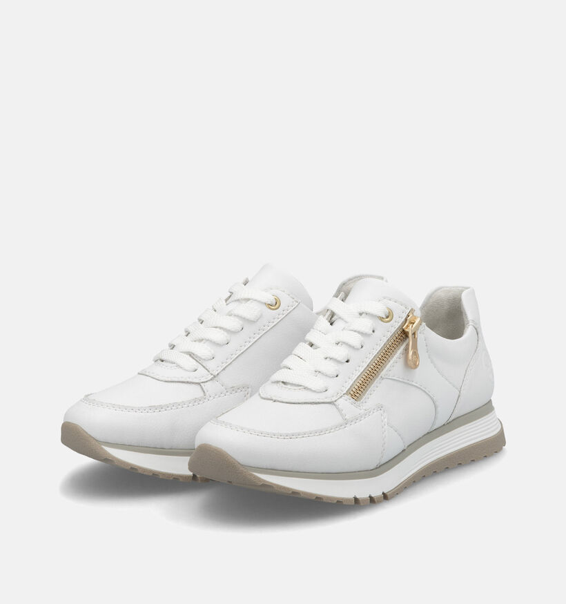 Rieker Baskets casual en Blanc pour femmes (351239) - pour semelles orthopédiques