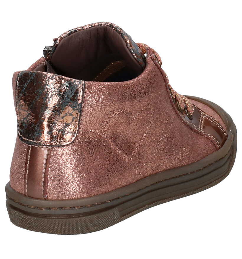 STONES and BONES Mills Bottines en Rose en cuir (279310)