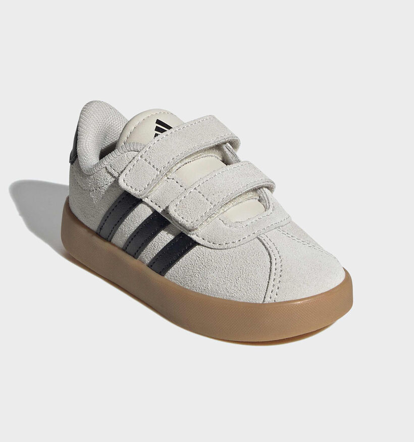 adidas VL Court 3.0 Grijze/Zwarte Sneakers voor meisjes, jongens (366792)