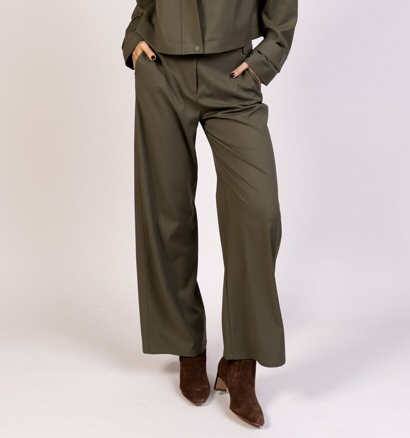 comma casual identity Pantalon en Vert pour femmes (366514)