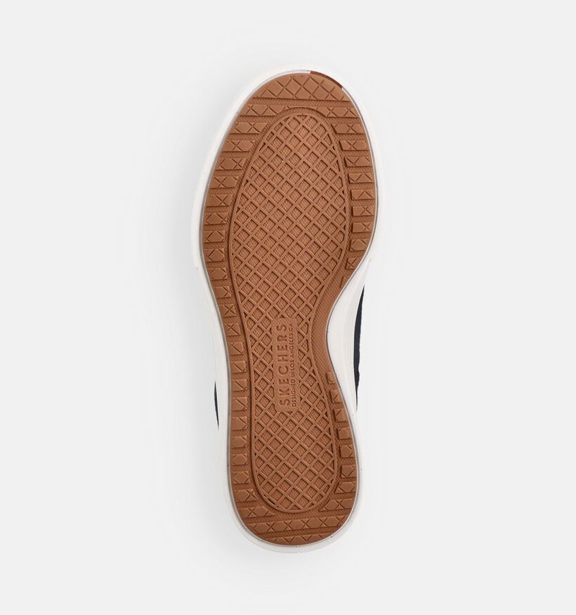 Skechers Arch Fit Arcade See Ya There Blauwe Veterschoenen voor heren (371063) - geschikt voor steunzolen