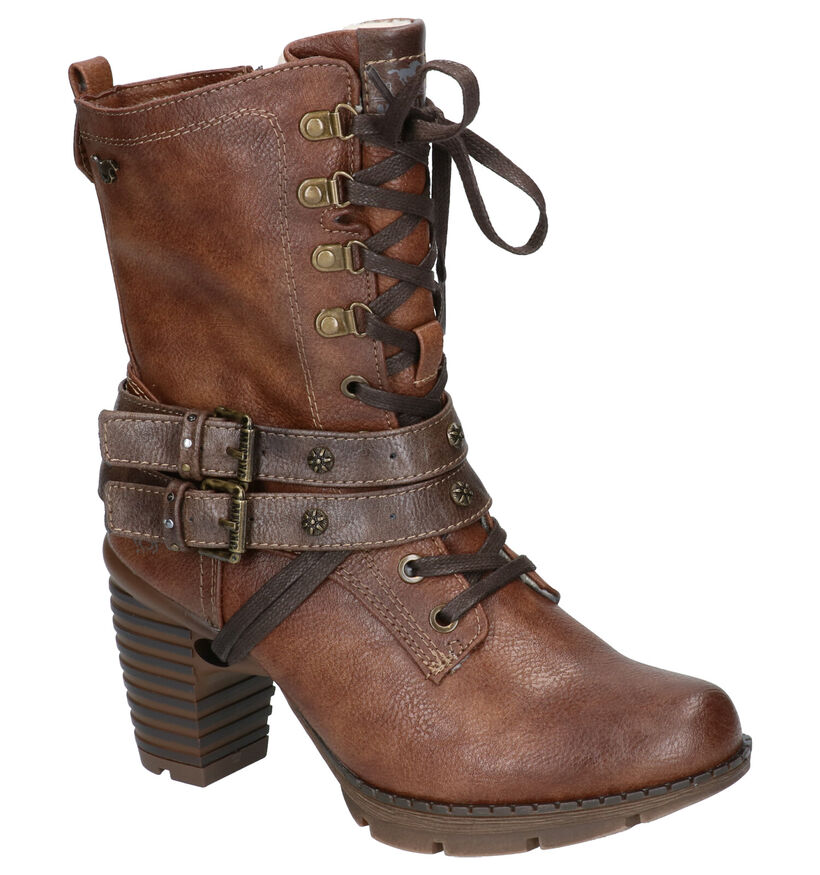 Mustang Bottes basses en Cognac en simili cuir (254884)