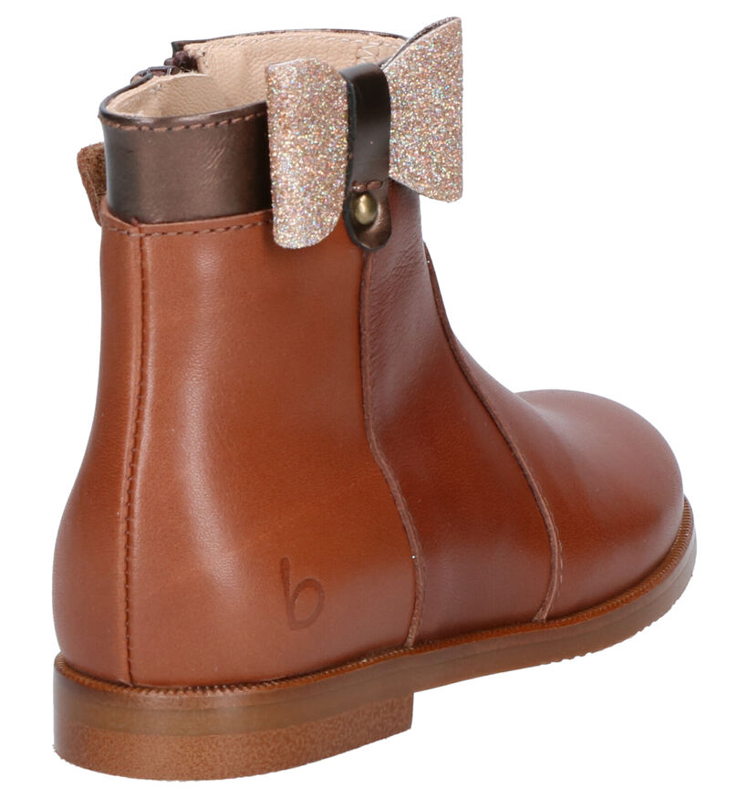 Beberlis Bottes courtes en Cognac en cuir (297316)