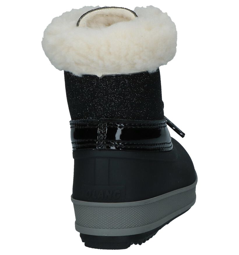 Olang Bottes de neige en Noir en cuir verni (230912)