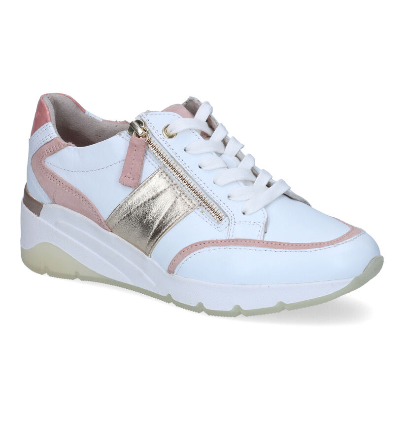 Jana Baskets casual en Blanc en cuir (304554)