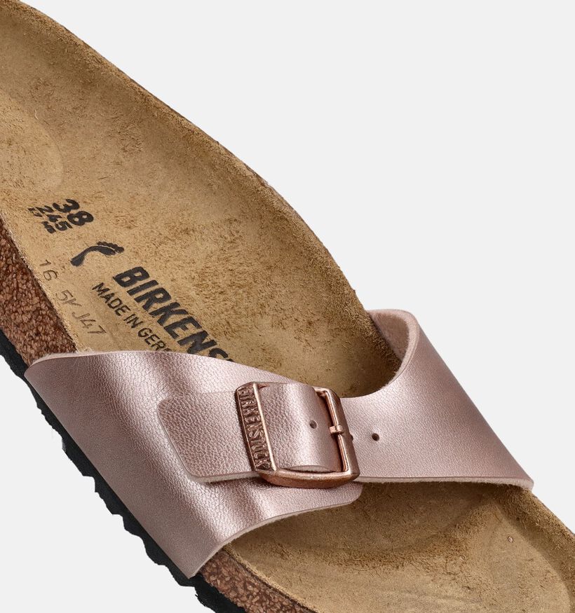 Birkenstock Madrid Copper Ros&eacute; Gouden Slippers voor dames (369567)