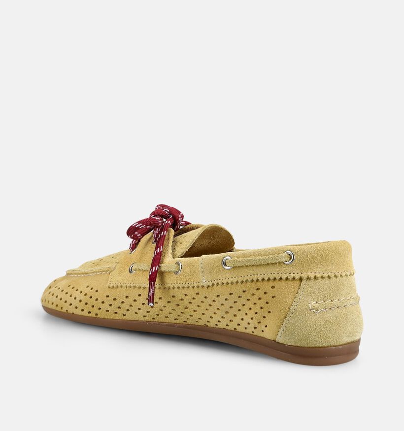 Shoecolate Chaussures plates en Jaune pour femmes (384039)