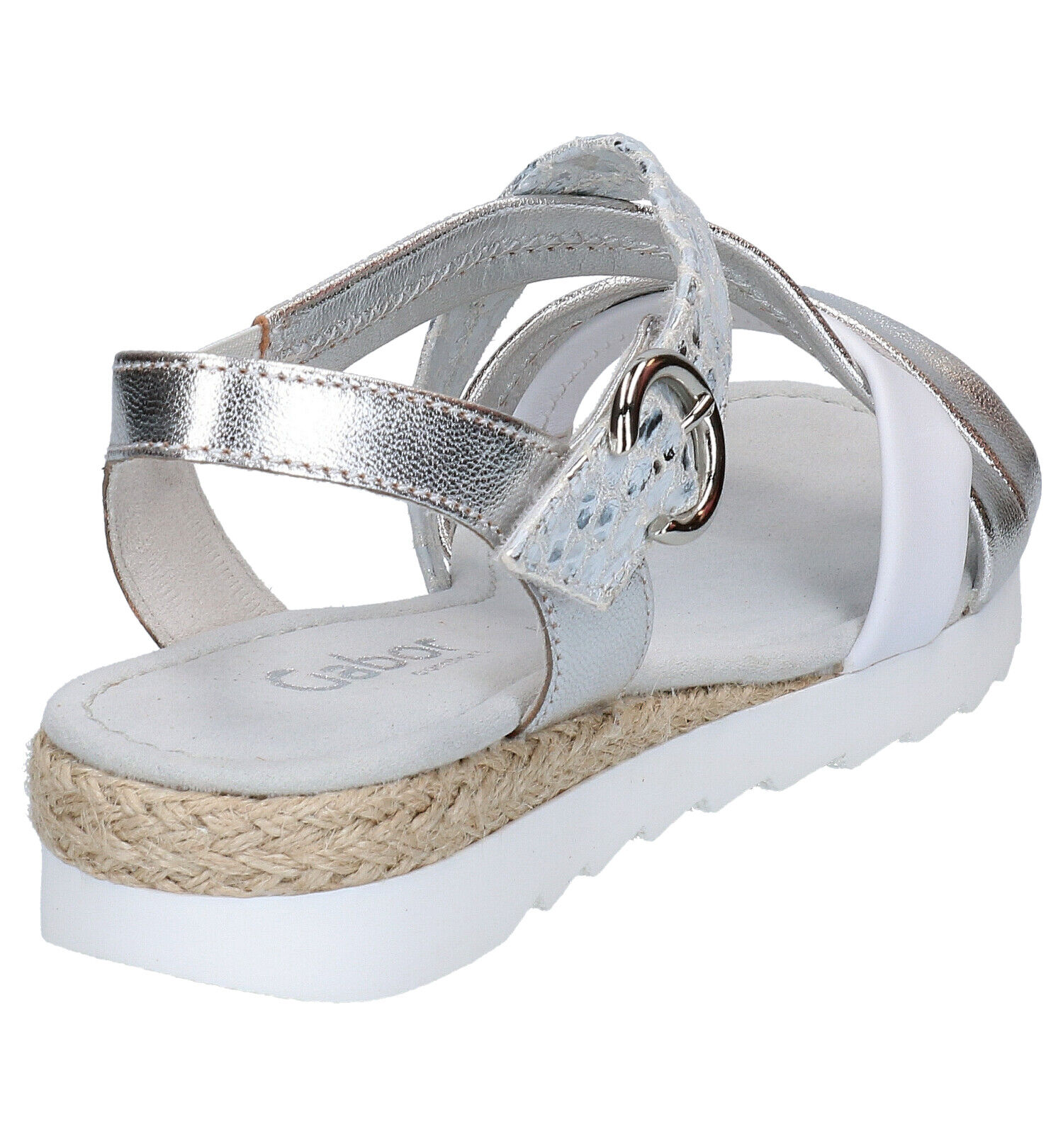 Gabor zilveren sandalen top