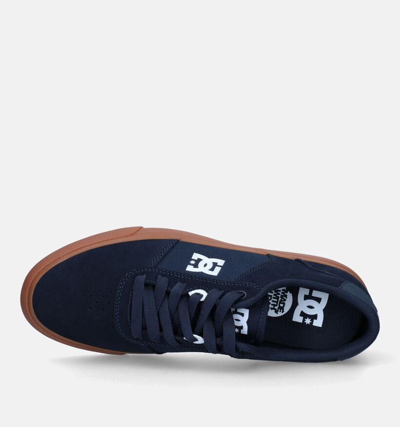 DC Shoes Teknic Baskets de Skate en Bleu pour hommes (326518) - pour semelles orthopédiques