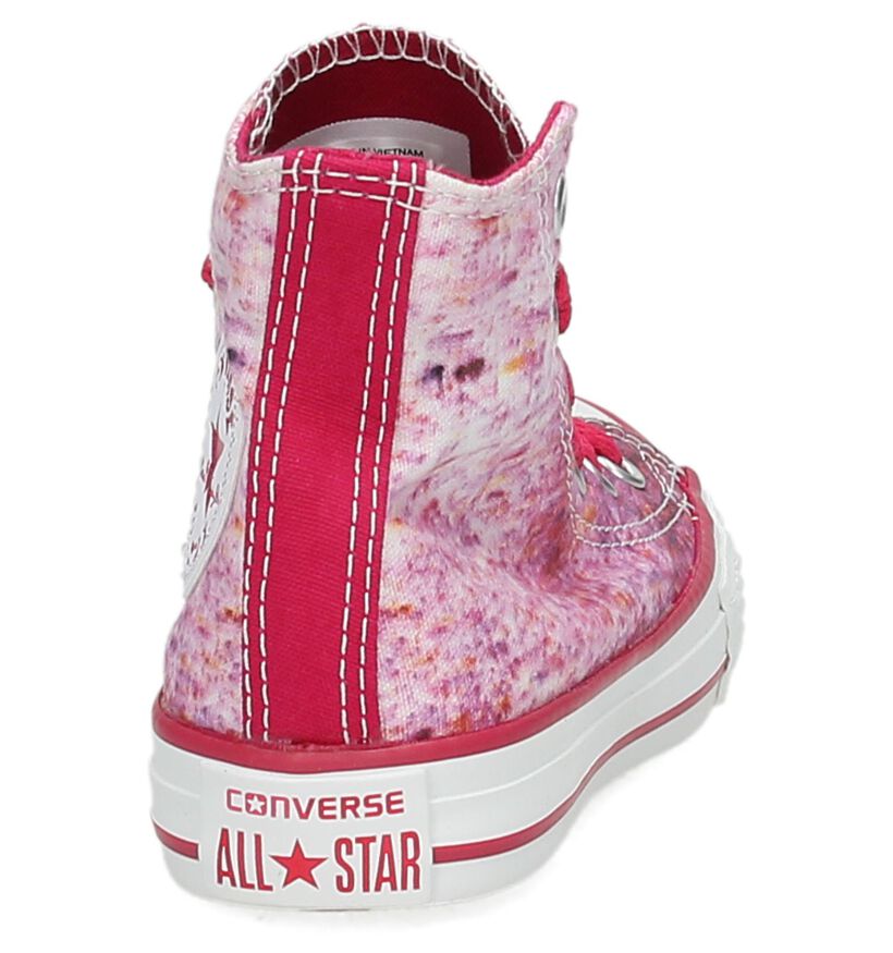 Converse CT All Star Hi Baskets en Rose en textile (155596)