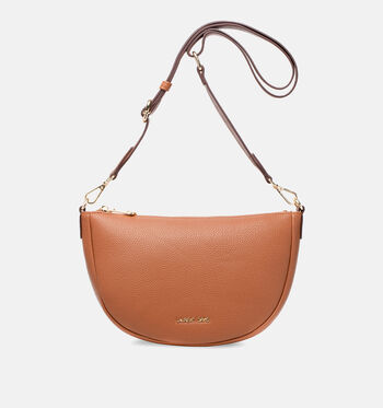 Laurent David Crossbody tassen Zwart/Goud/Cognac