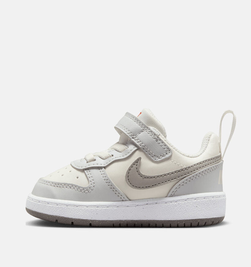 Nike Court Borough Low 2 Baskets basses en Taupe pour garçons, filles (357234)
