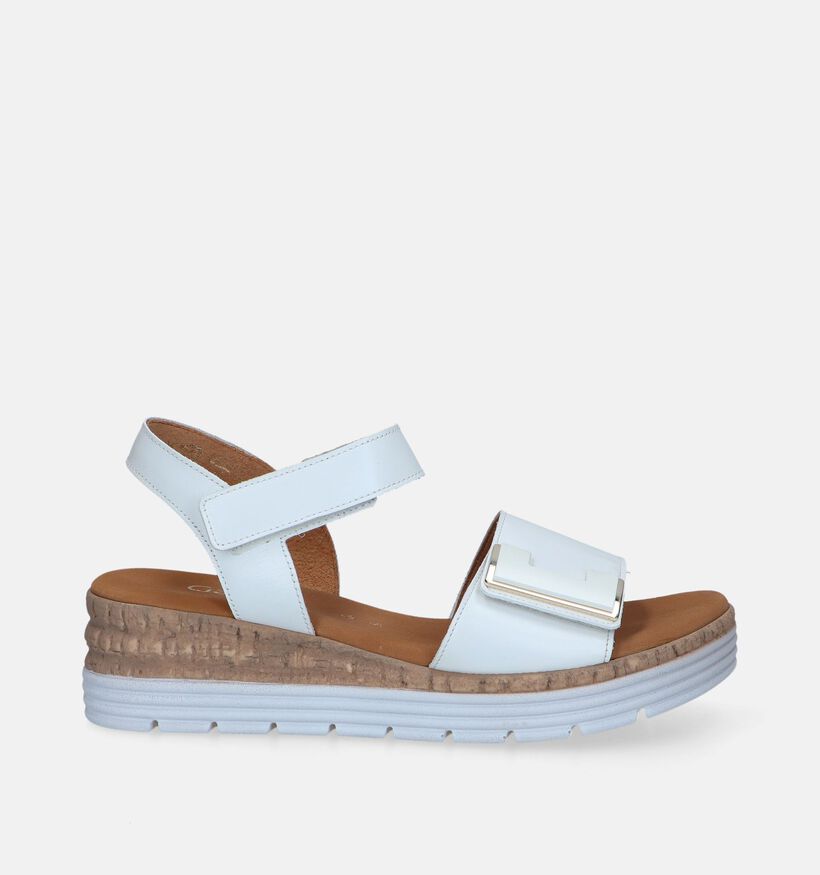 Gabor Comfort Sandales avec talon compensé en Noir pour femmes (339496)