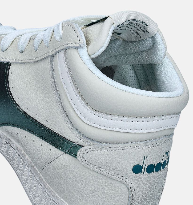 Diadora Game L High Waxed Metal Witte Sneakers voor dames (350836)