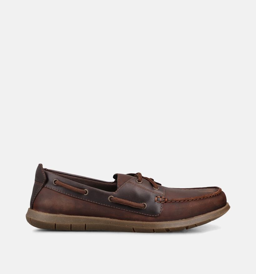 Clarks Flexway 2Eye Donkerbruine Bootschoenen voor heren (370694) - geschikt voor steunzolen