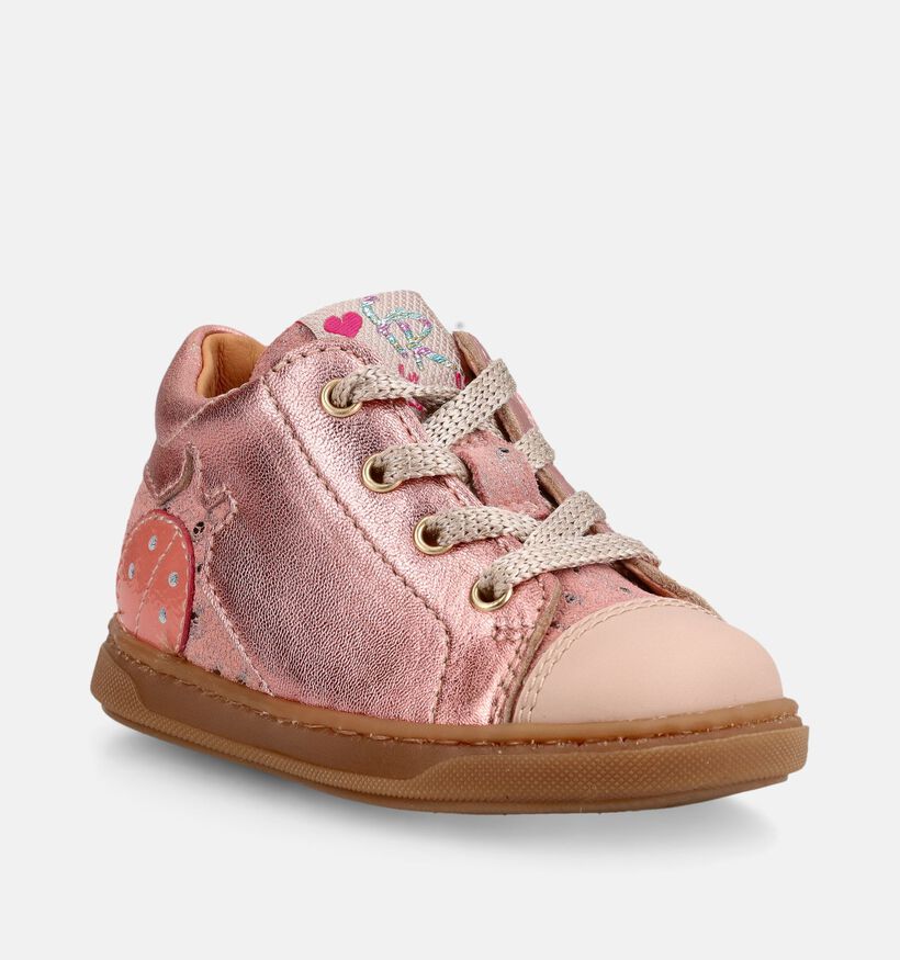 FR by Romagnoli Roze Babyschoentjes voor meisjes (380639) - geschikt voor steunzolen