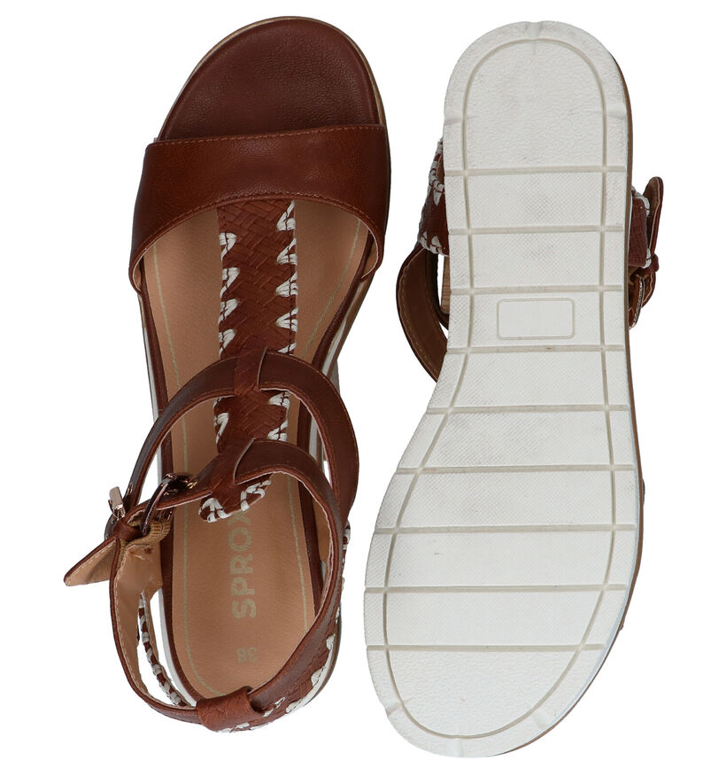 Sprox Cognac Sandalen voor dames (292584)