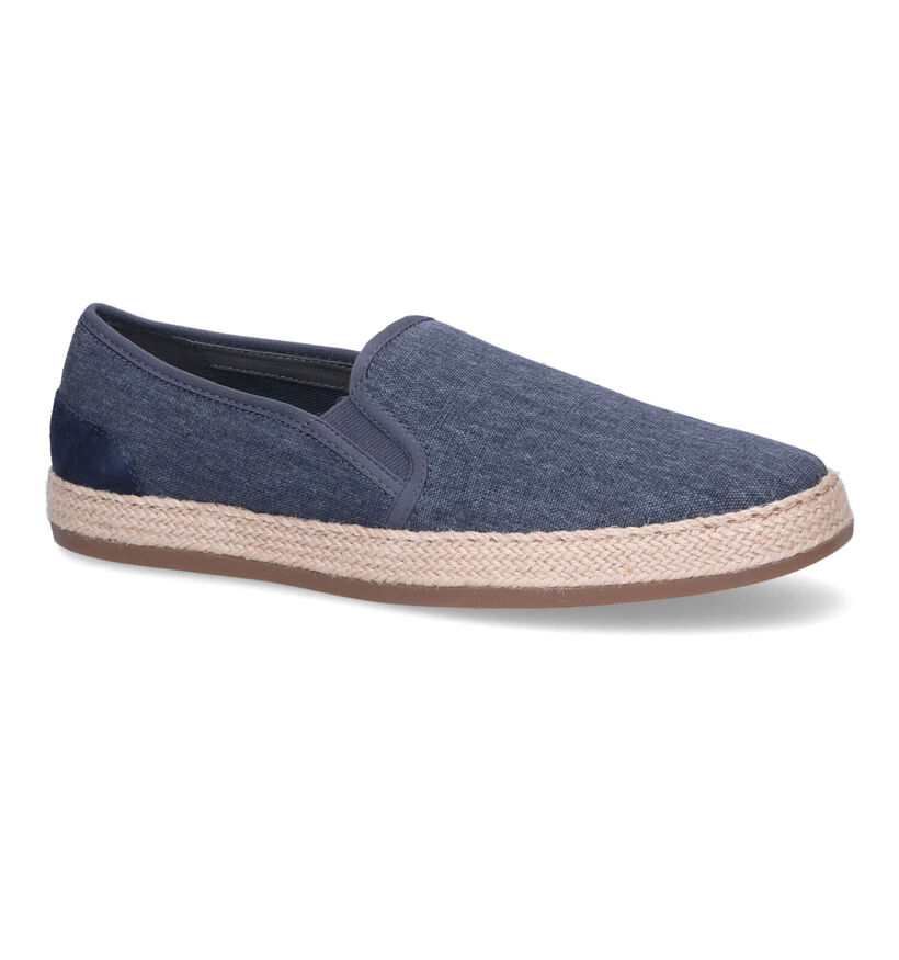 Geox Pantelleria Chaussures basses en Bleu gris en textile (303535)