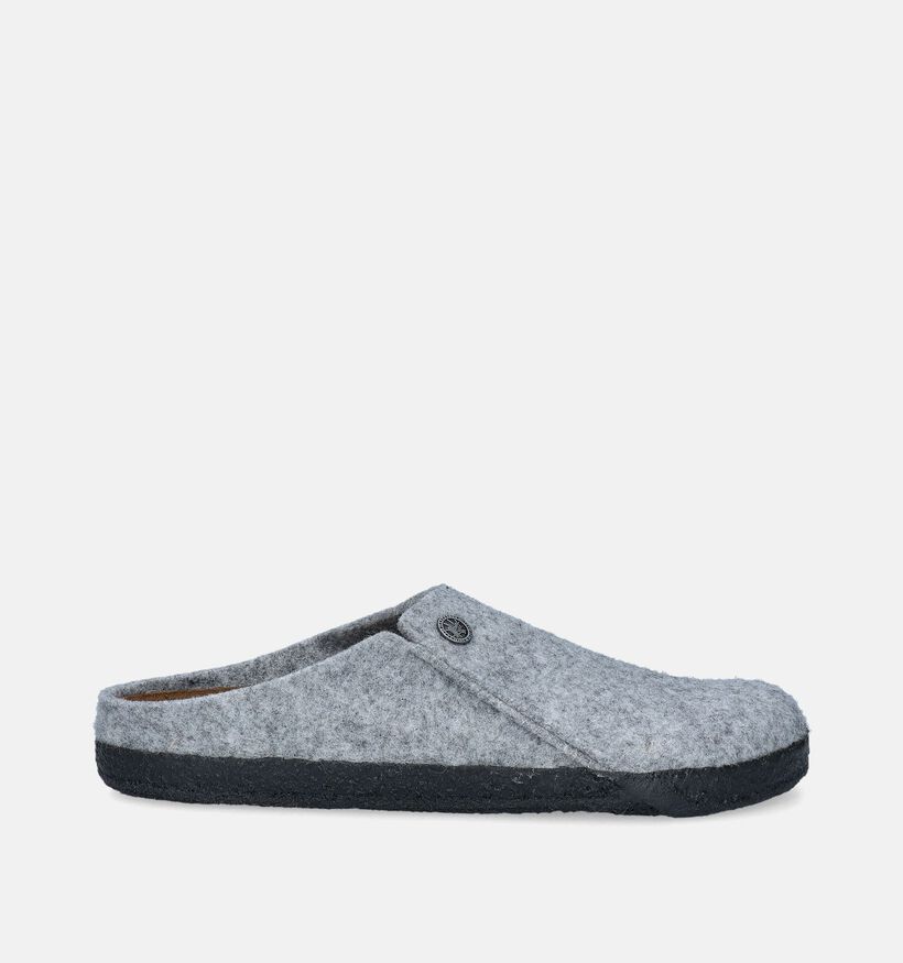 Birkenstock Zermatt Wool Felt Pantoufles en Beige pour femmes (343966)