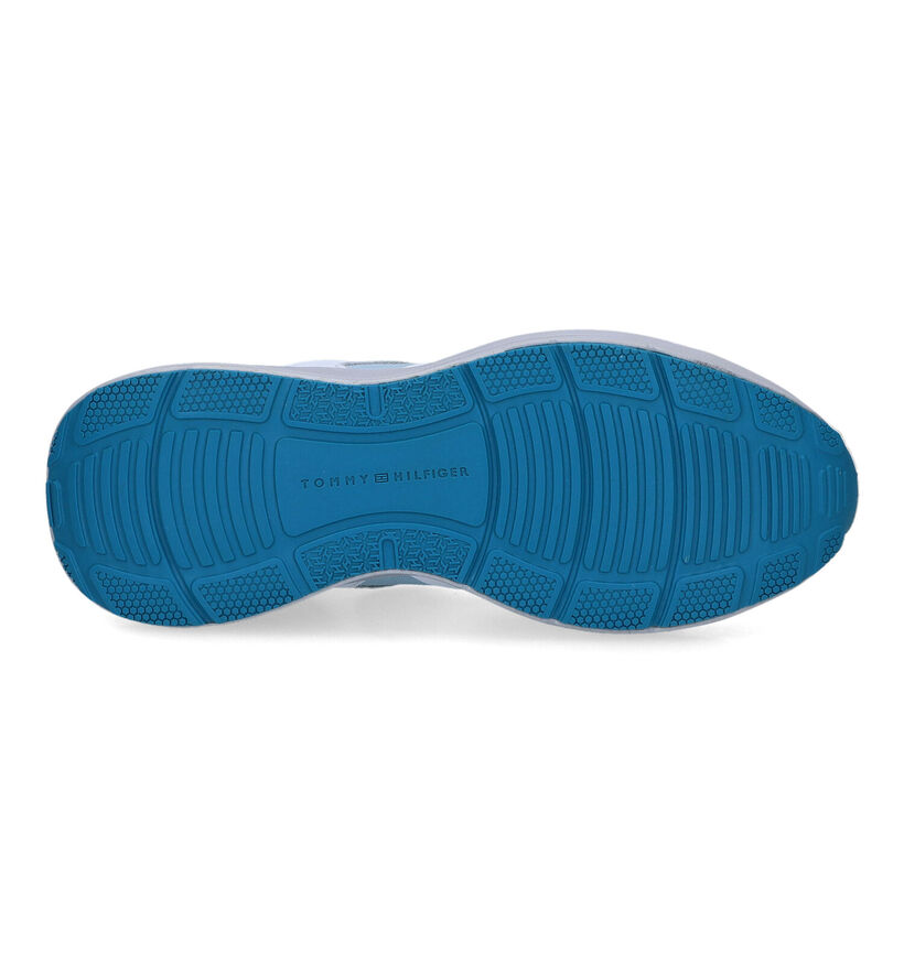 Tommy Hilfiger Feminine Baskets en Bleu pour femmes (310679) - pour semelles orthopédiques