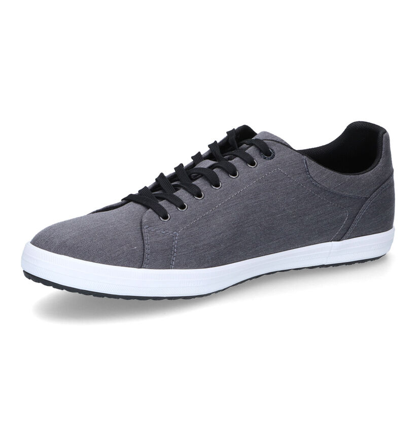 Tommy Hilfiger Essential Chambray Baskets en Gris pour hommes (304045) - pour semelles orthopédiques