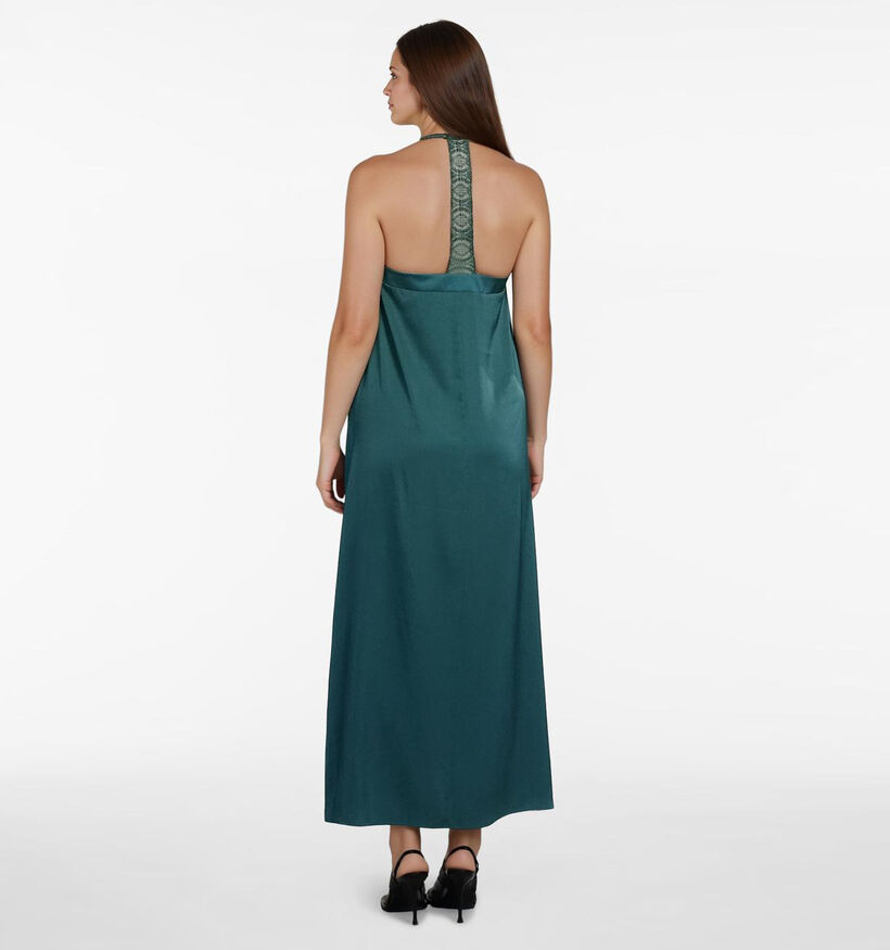 Vila Lace Robe mi-longue en Vert/Turquoise pour femmes (369486)