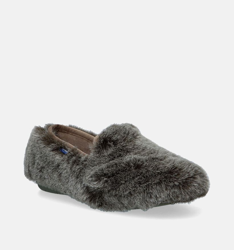 Scholl Maddy Groene Pantoffels voor dames (348857) - geschikt voor steunzolen