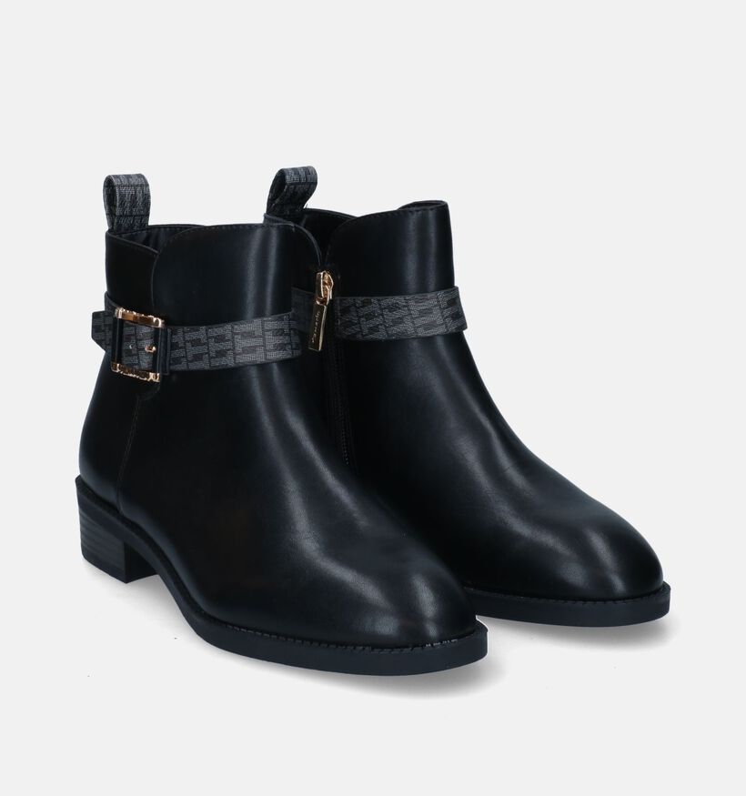 Tamaris Bottines plates en Noir pour femmes (315448)