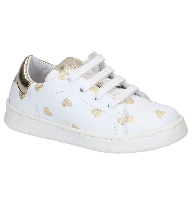 Clic! Baskets basses en Blanc en cuir (270506)