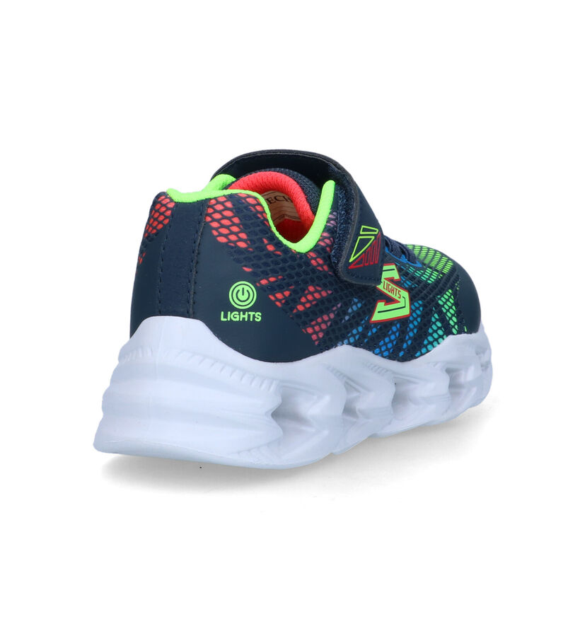 Skechers S Lights Vortex Baskets en Bleu pour garçons (319567)