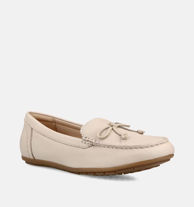 Clarks Elliotte Sail Mocassins en &Eacute;cru pour femmes (370564) - pour semelles orthop&eacute;diques