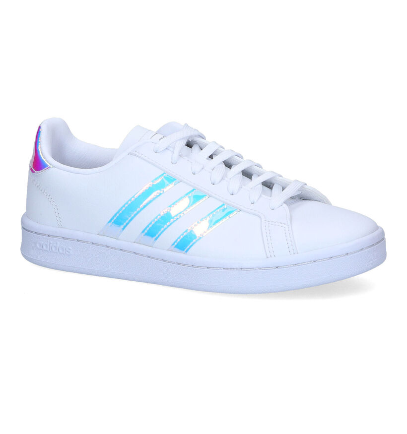 adidas Grand Court Witte Sneakers in kunstleer (284797)