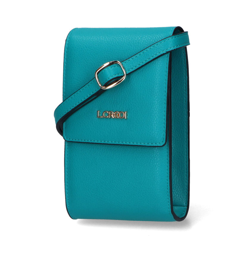 L.Credi Jane Vegan Turquoise Telefoontasje voor dames (327550)