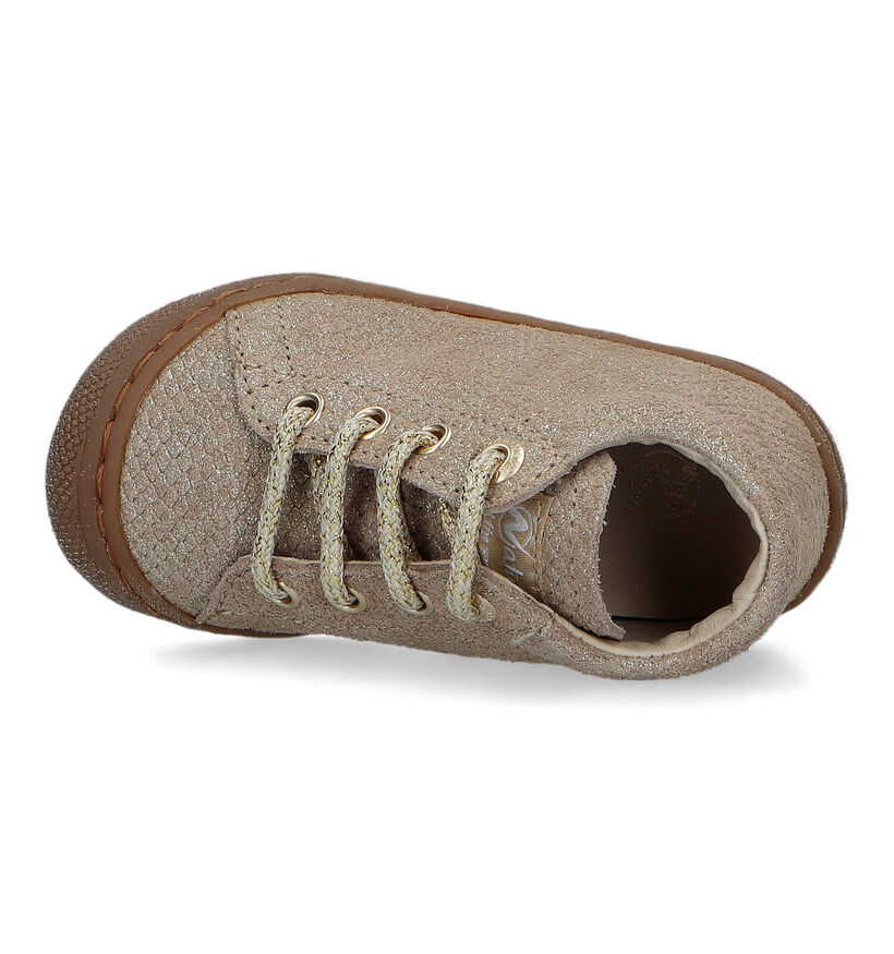 Naturino Cocoon Gouden Babyschoenen voor meisjes (331842) - geschikt voor steunzolen